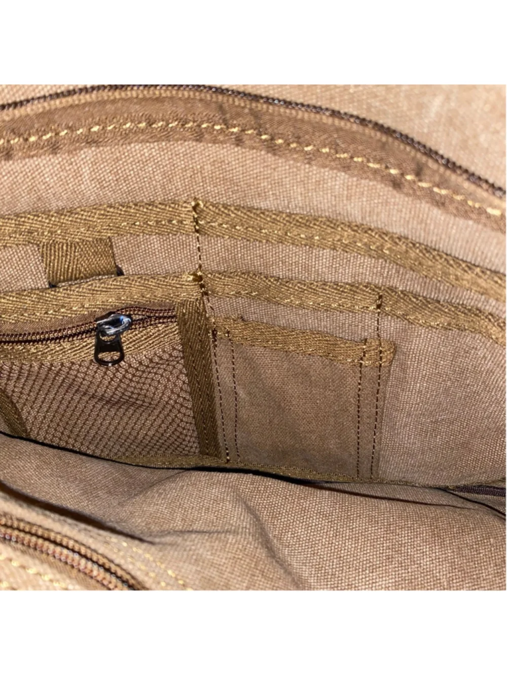 Topfox Mens Multifunction Canvas Messenger Handbag Outdoor Sports Over Shoulder